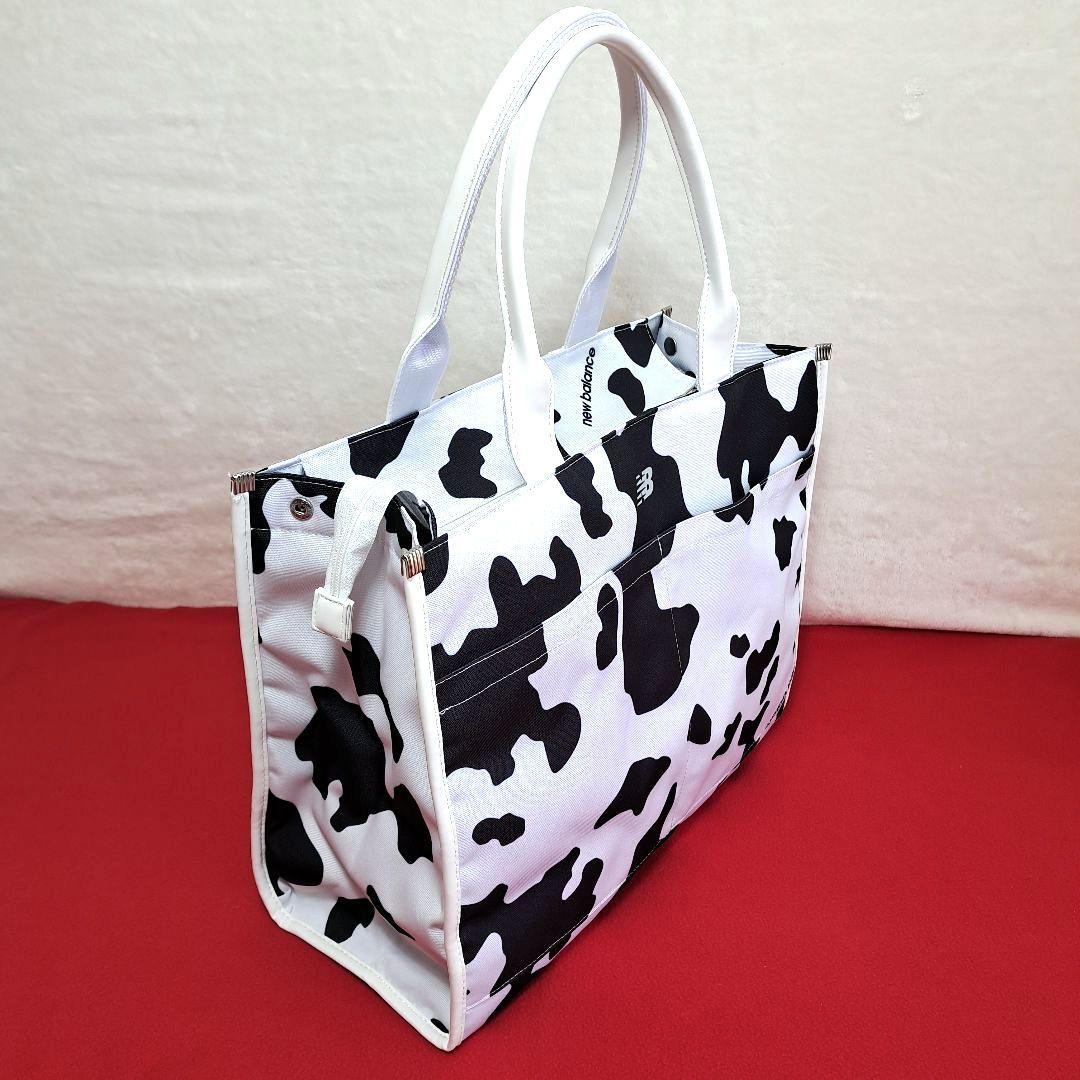 【美品】new balance golf トートバック ボストンテリア柄