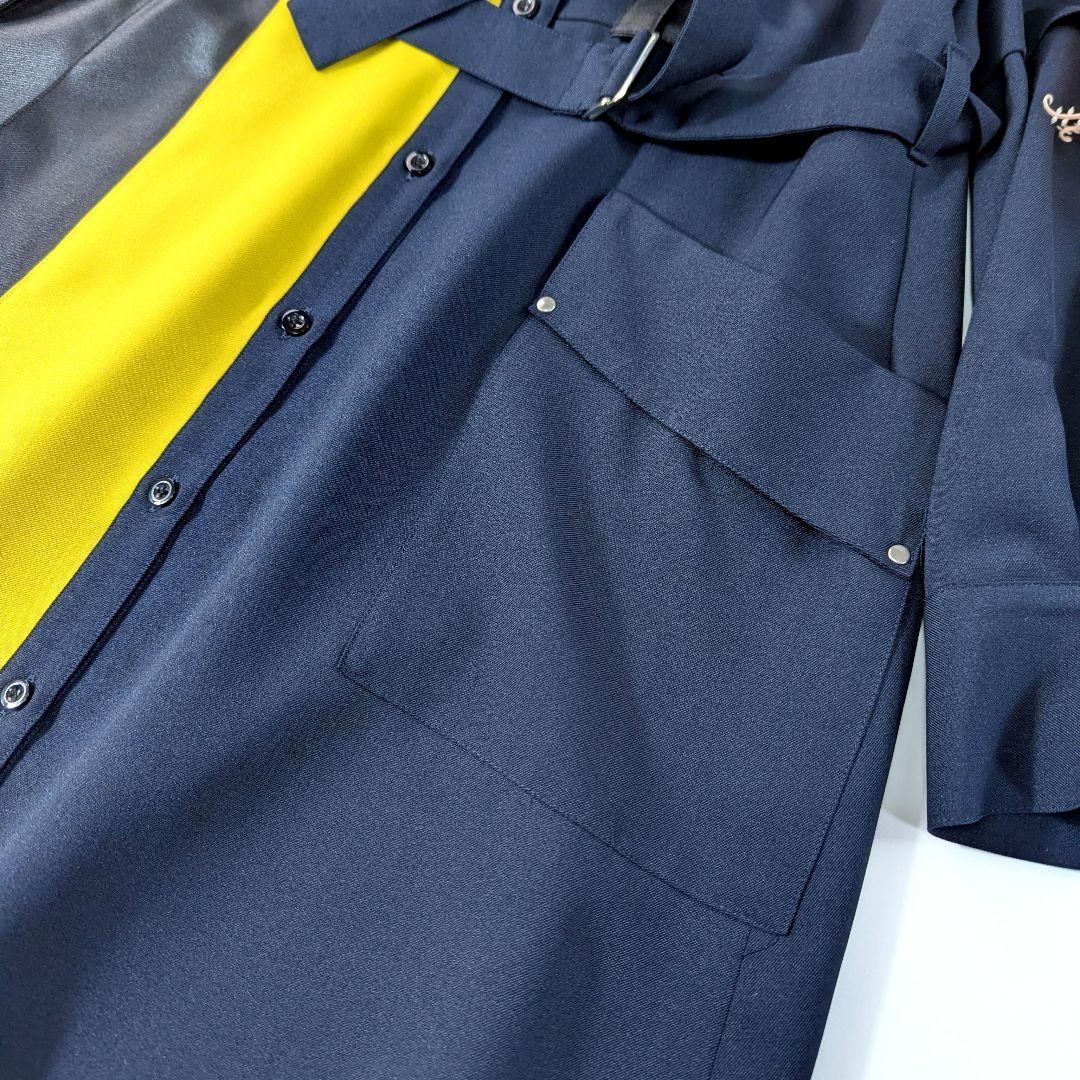 大人気★美品◎ユナイテッドトウキョウ　ダブルベルトシャツワンピース　2.4万　S