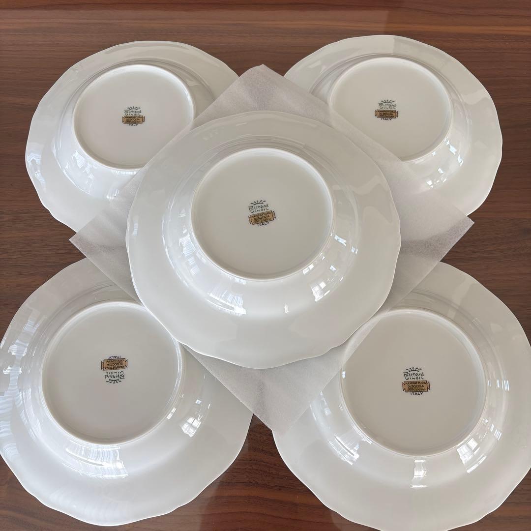 リチャードジノリ☆イタリアンフルーツスープ皿5枚セット