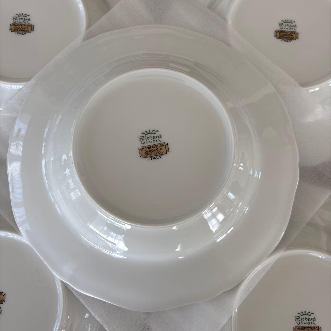 リチャードジノリ☆イタリアンフルーツスープ皿5枚セット