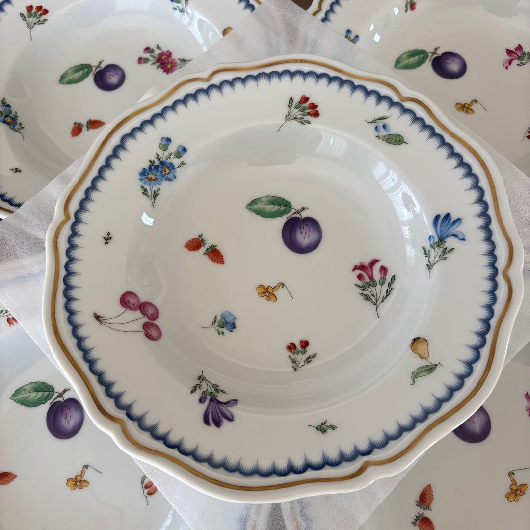 リチャードジノリ☆イタリアンフルーツスープ皿5枚セット