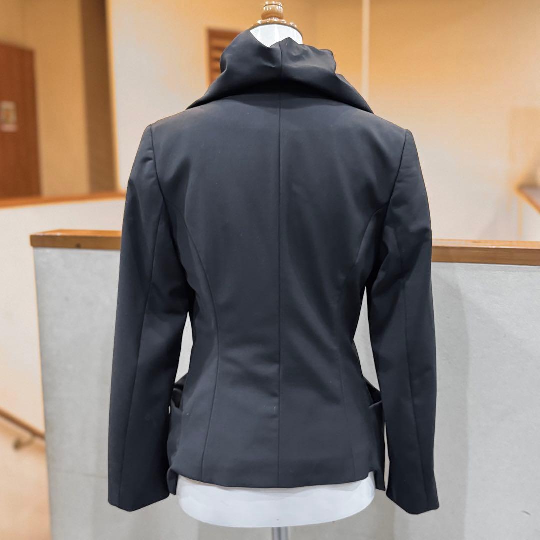 美品 ヴィヴィアンウエストウッドレッドレーベル ジャケット 変形襟 黒