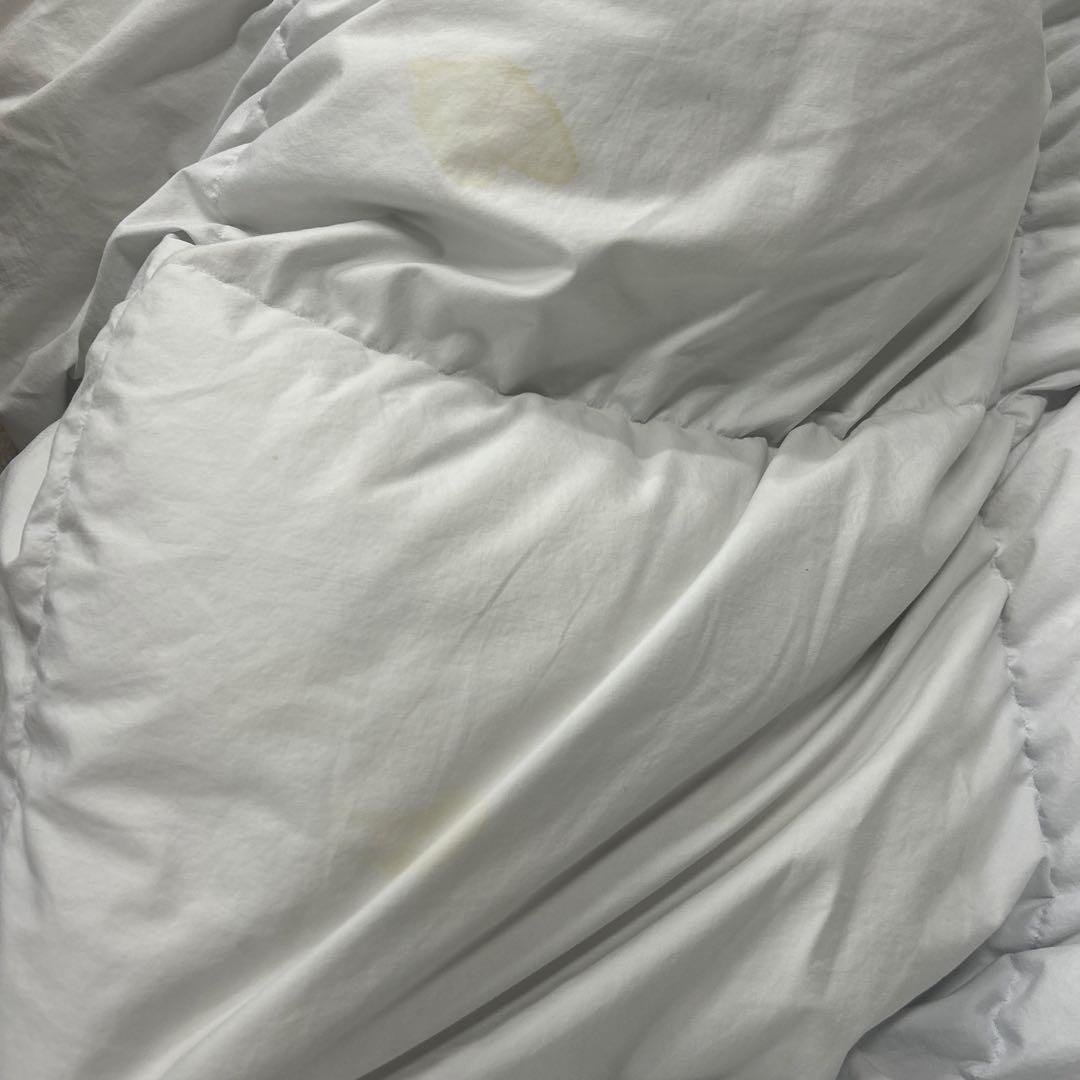 国産高級羽毛布団　シングルサイズ（無地）ダウン90%