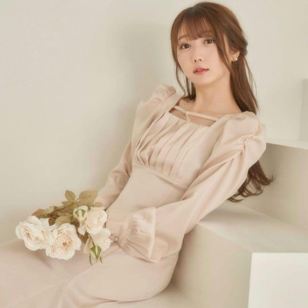 ロゼミューズ decollete belted mermaid onepiece