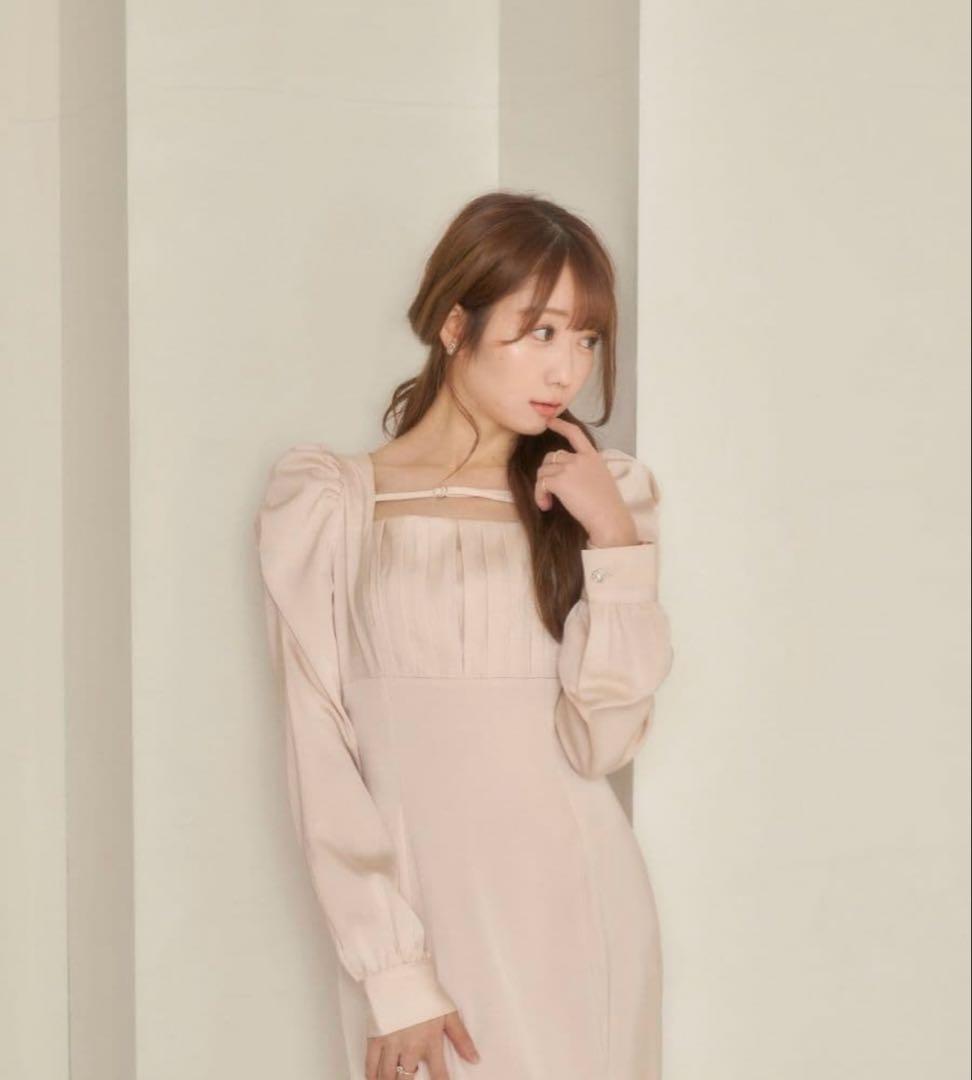 ロゼミューズ decollete belted mermaid onepiece