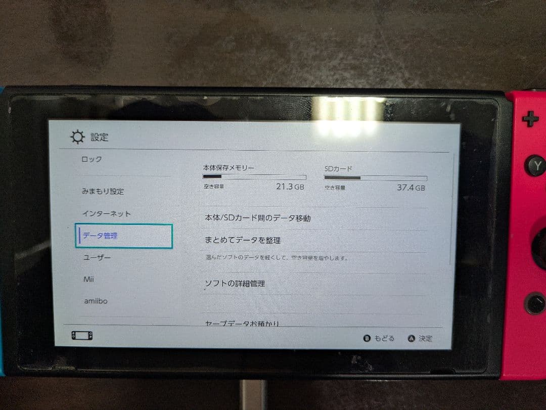 Nintendo Switch（2016年製・未対策機）