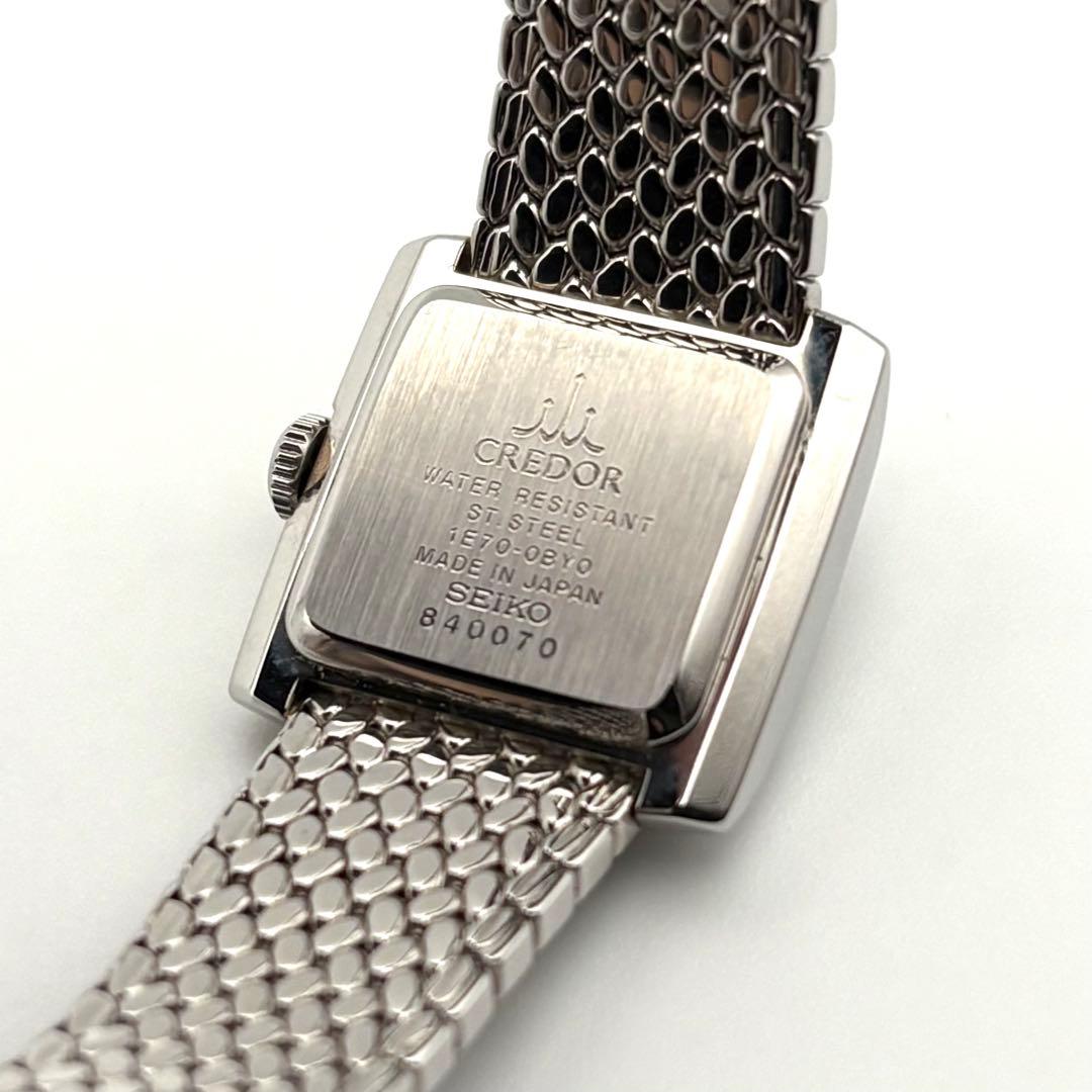CREDOR ダイヤベゼル クォーツ レディース 腕時計