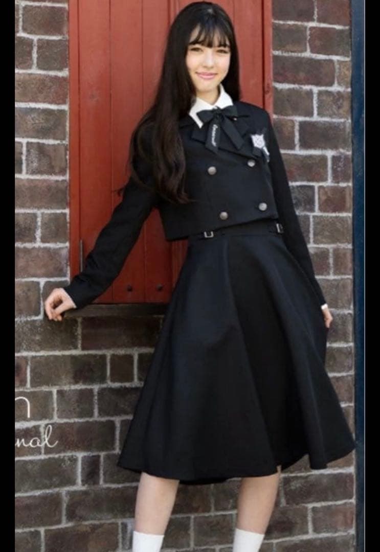 アリサナ　卒服　165 フォーマル　4点セット　ブラック　スカートスーツ