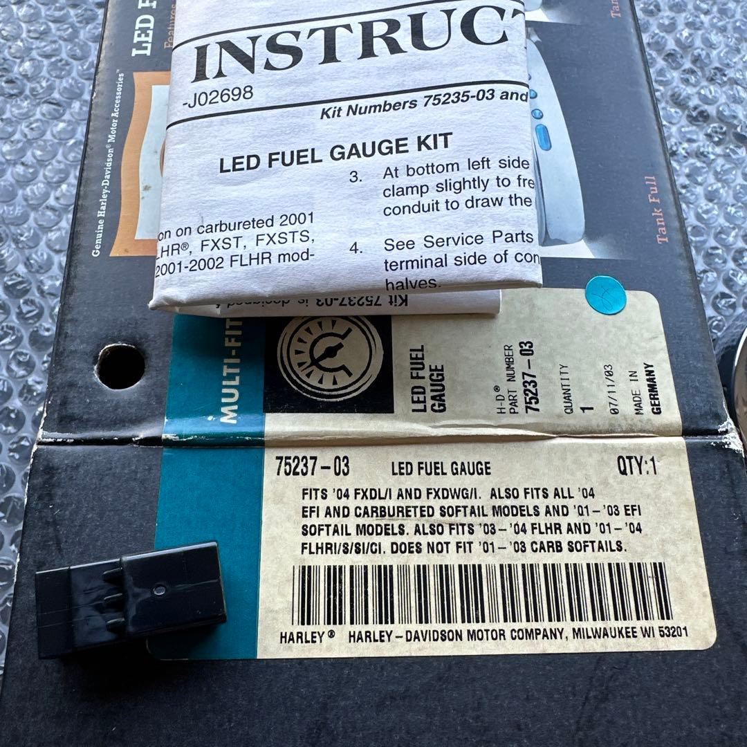 新品　ハーレー純正　LED フューエルレベルゲージ　ダイナ　ソフテイル