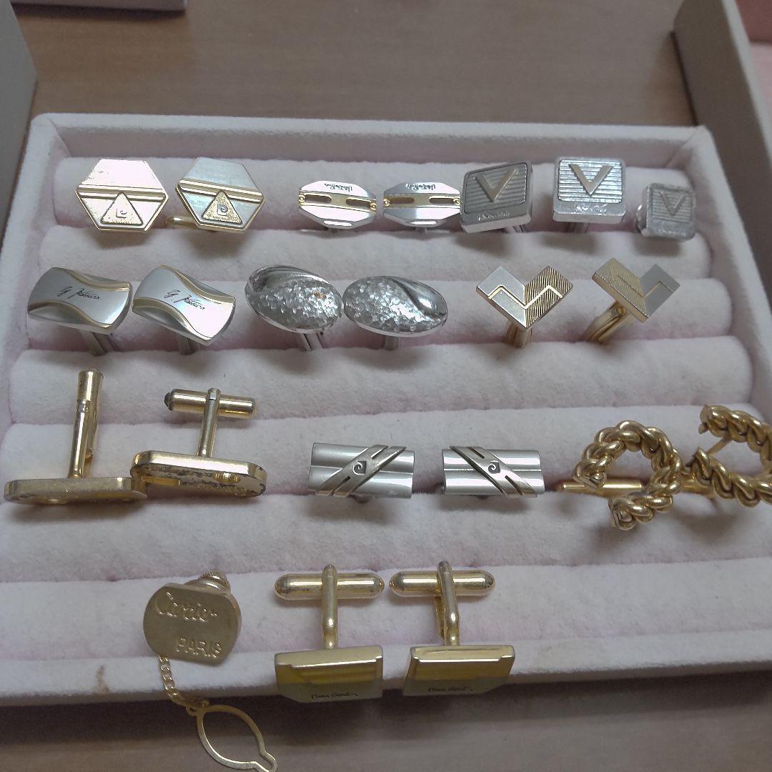 まとめ売り 大量ネクタイピン&ピンブローチ&カフス146点セット ブランドあり