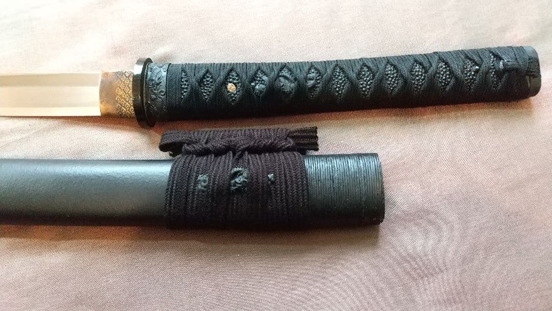 【直刃刃紋】模造刀 舞踊 模擬刀 拵え 喰出し鍔 刀剣 日本刀 刀