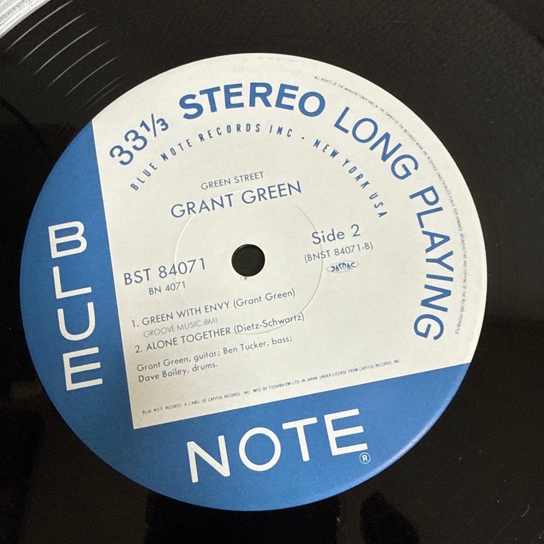 LP12in国内盤BST-84071 グラントグリーン /グリーンストリート