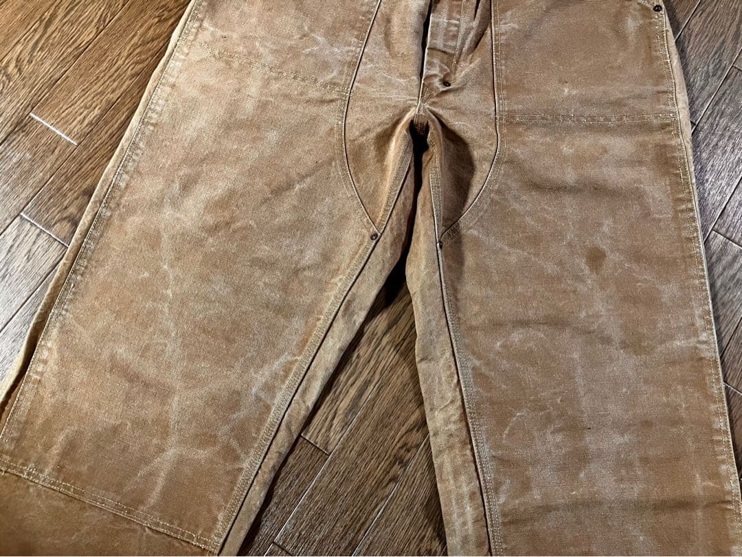 40s-50s カーハート ハートタグ ダブルニー ダックパンツ 38インチ