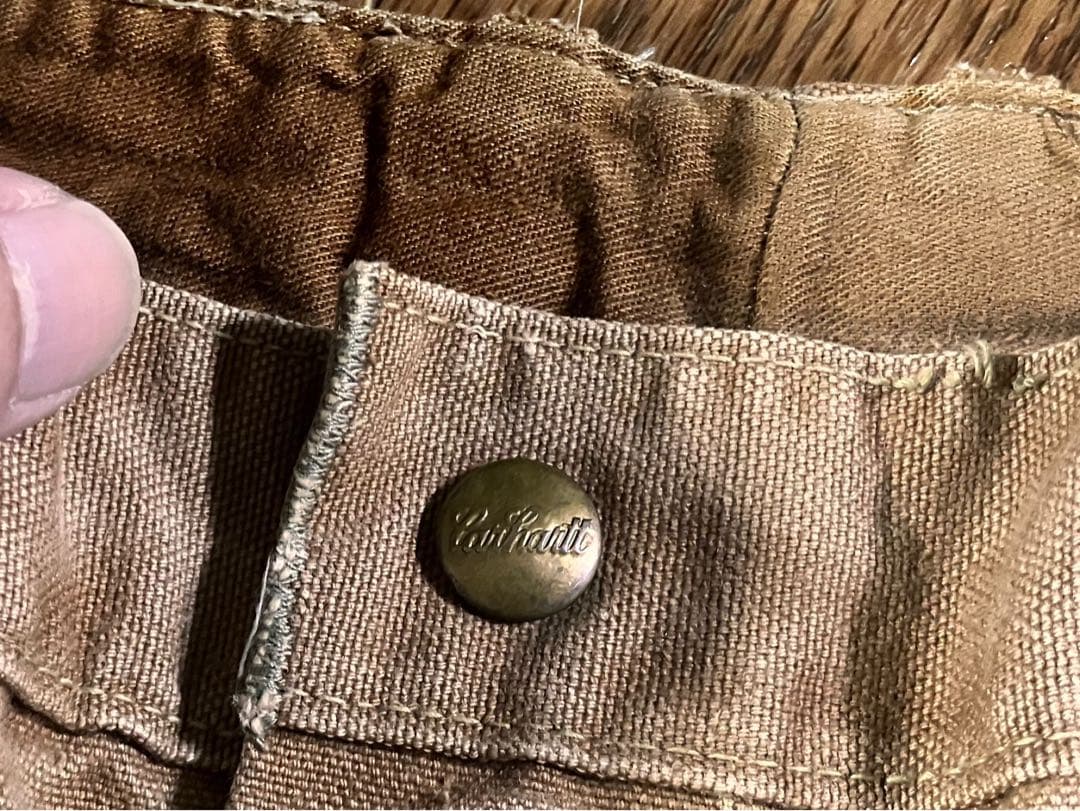 40s-50s カーハート ハートタグ ダブルニー ダックパンツ 38インチ