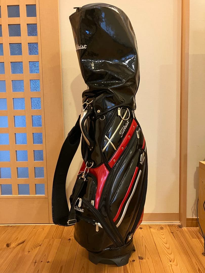 Titleist/タイトリスト エナメル キャディバッグ9.5型