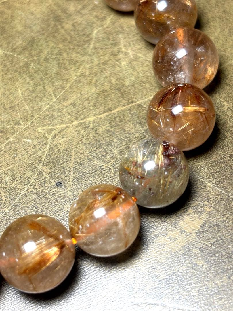 【新入荷】　タイガータイチンルチルブレス12㎜　（新品未使用）高品質　針しっかり