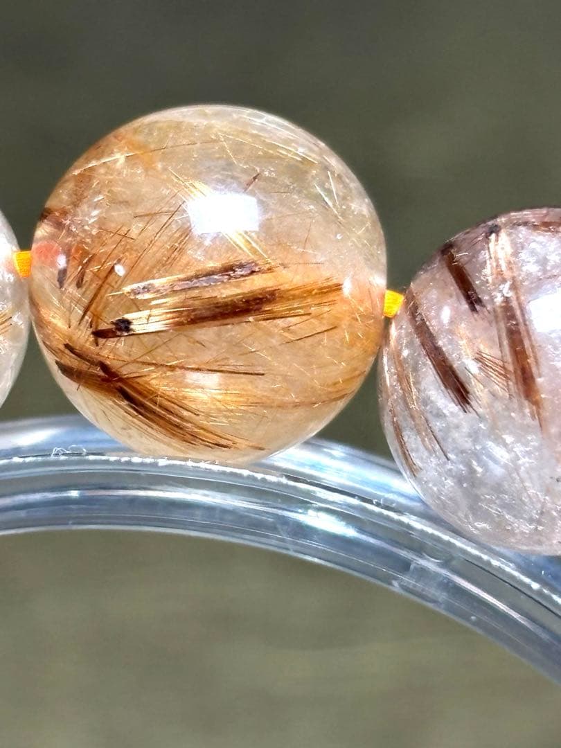 【新入荷】　タイガータイチンルチルブレス12㎜　（新品未使用）高品質　針しっかり