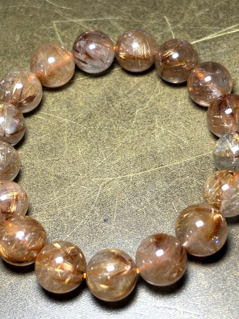 【新入荷】　タイガータイチンルチルブレス12㎜　（新品未使用）高品質　針しっかり