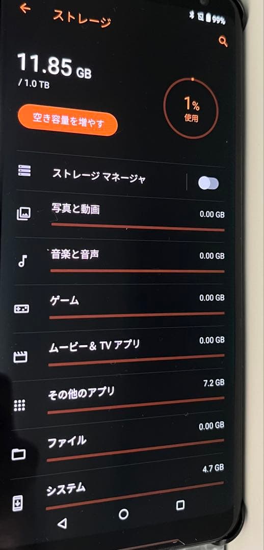 ASUS ROG PHONEII ZS600KL ゲーミング 1TB