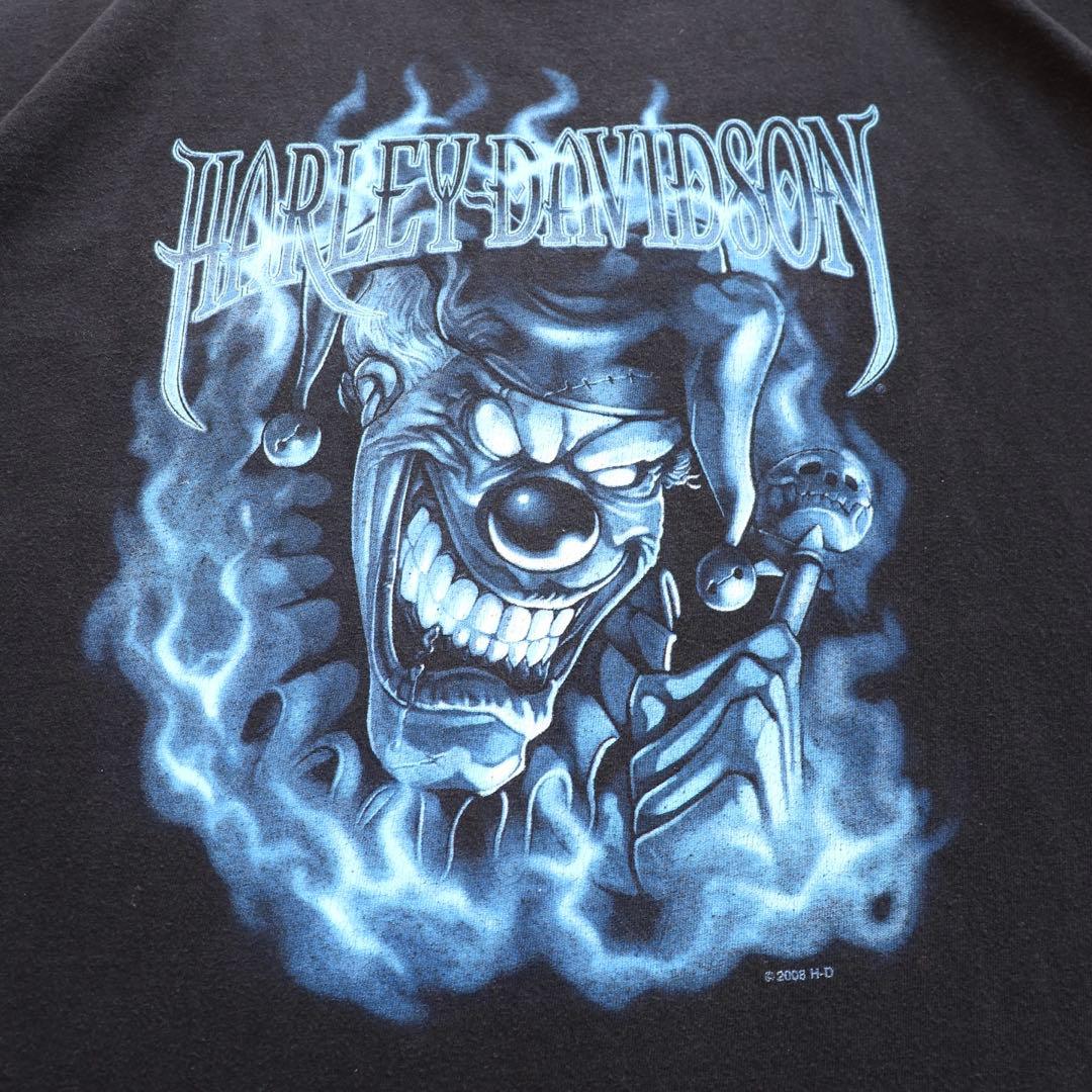 00s ヴィンテージ ハーレーダビッドソン ファイヤー ブルーフレイム 長袖