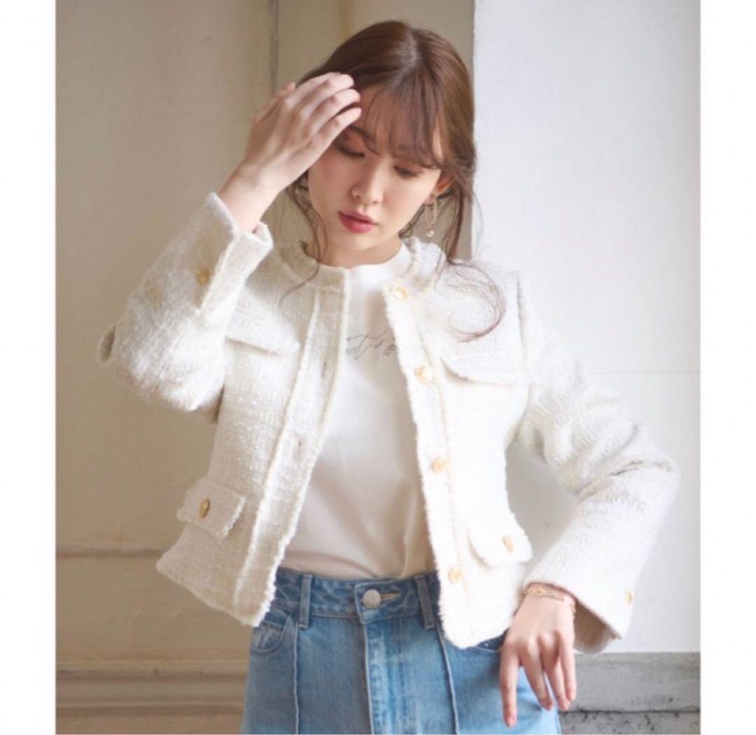 【限定セール♡】herlipto Spring Tweed Jacket