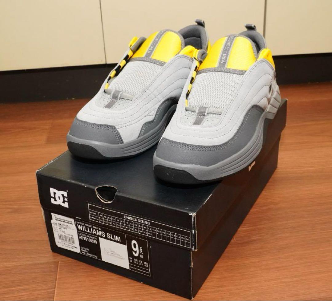 新品　DC WILLIAMS slim grey 27.5cm