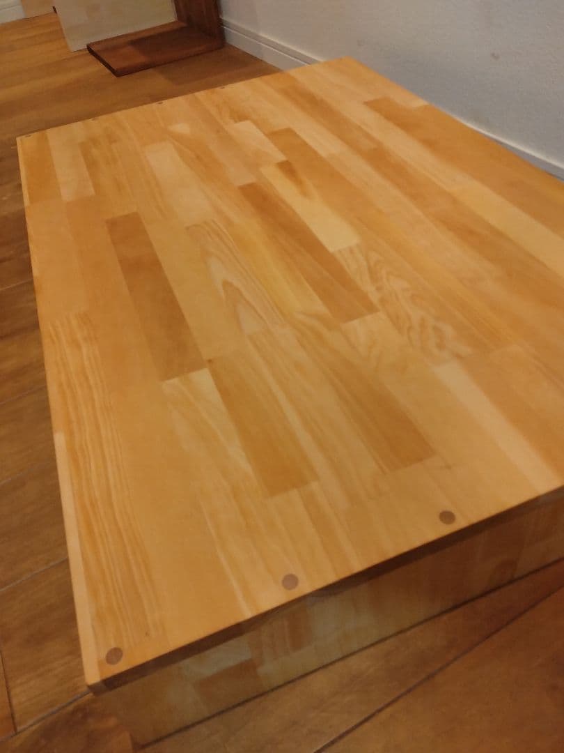 木製　ハンドメイド　オーダー　コの字　テレビ台　サイドテーブル　シェルフ　水槽台