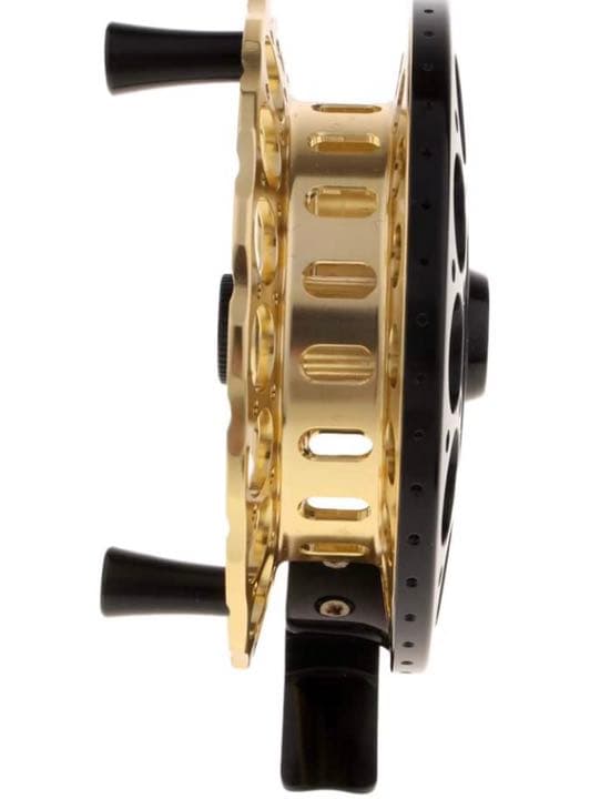 フライリール ステンレス鋼 イカダ リール チヌリール  2つの玉軸 ２サイズ