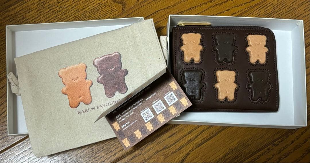 EARL’S FAVOURITE アールスフェボリットくまちゃんブラウニー財布