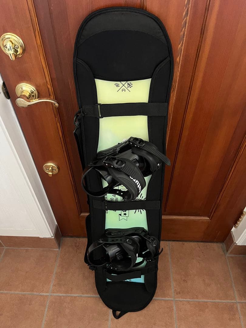 r*o様 キッズスノーボード　NATURE 120センチ　バイン、ケースセット