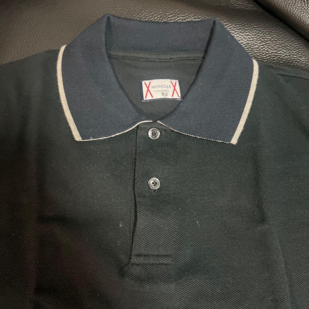 MONCLER モンクレール　ポロシャツ　美品　ブラック　黒