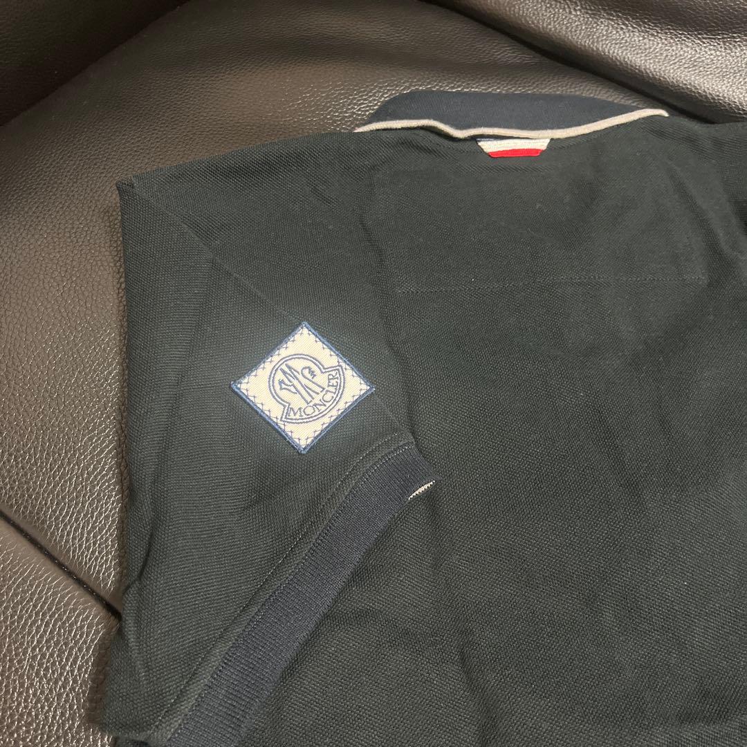 MONCLER モンクレール　ポロシャツ　美品　ブラック　黒