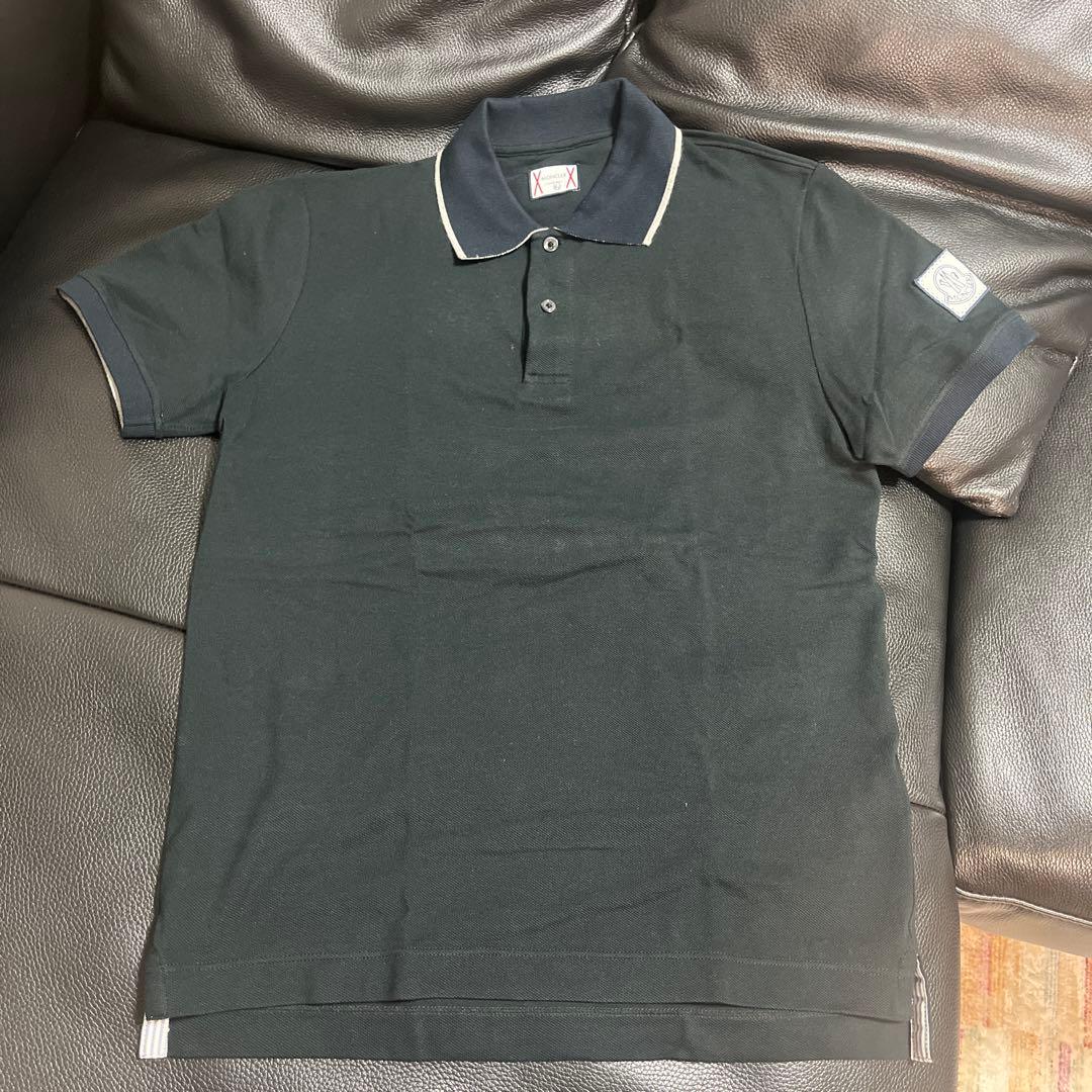 MONCLER モンクレール　ポロシャツ　美品　ブラック　黒