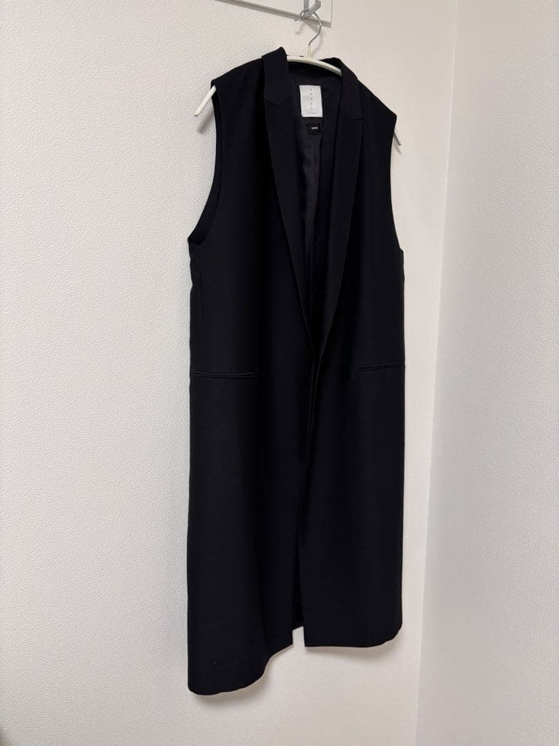 HAVEL studio ロングジレ　ブラック