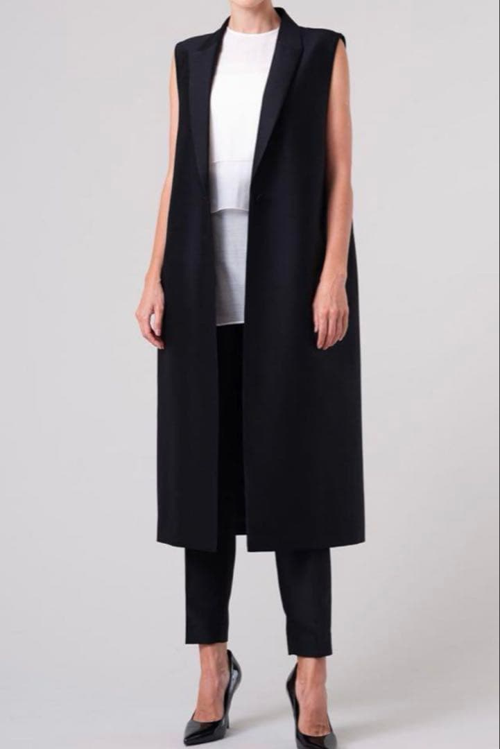 HAVEL studio ロングジレ　ブラック