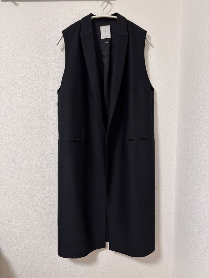 HAVEL studio ロングジレ　ブラック