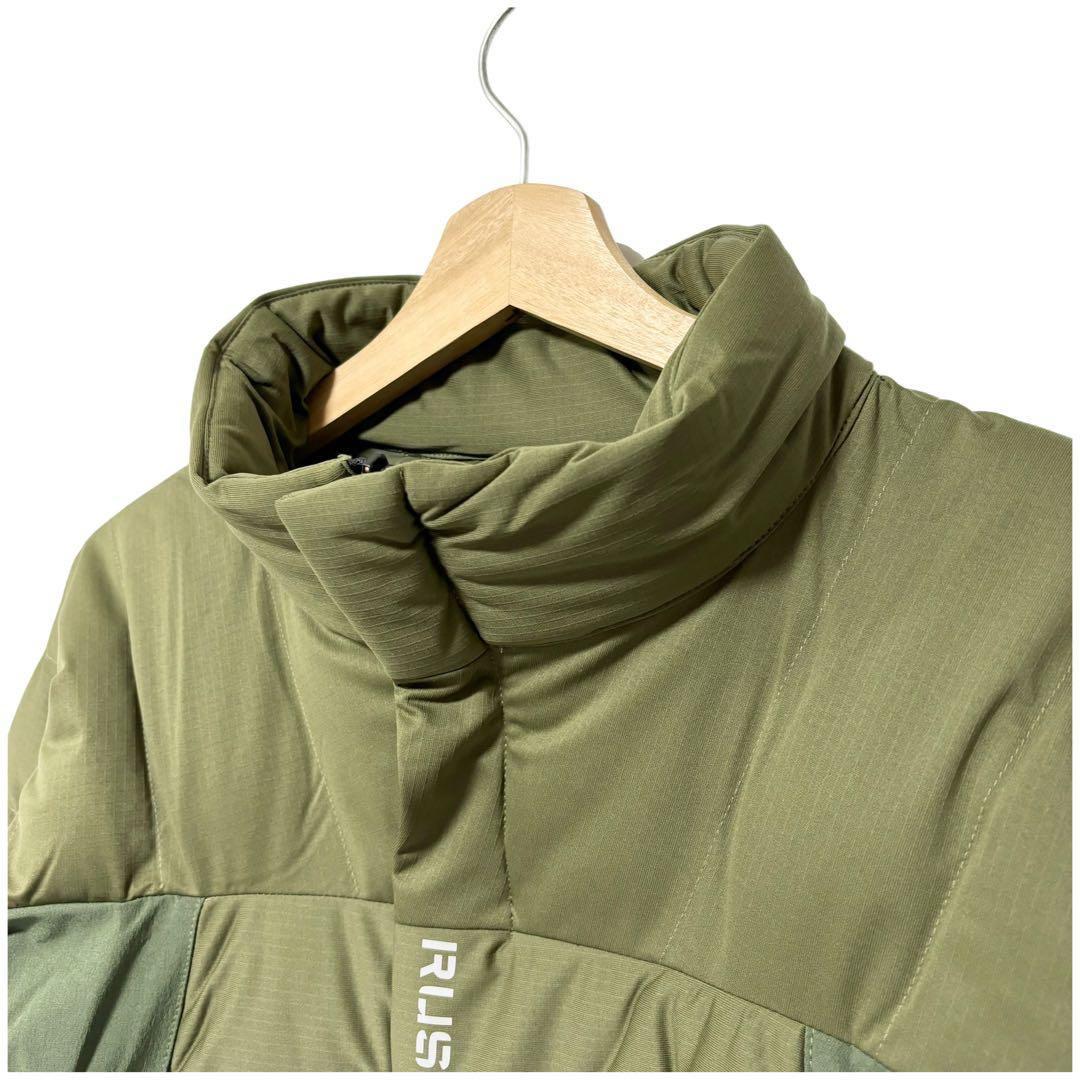 新品 ラッセルノ ゴルフ パデッド ジャケット カーキ　中綿 2XL 7