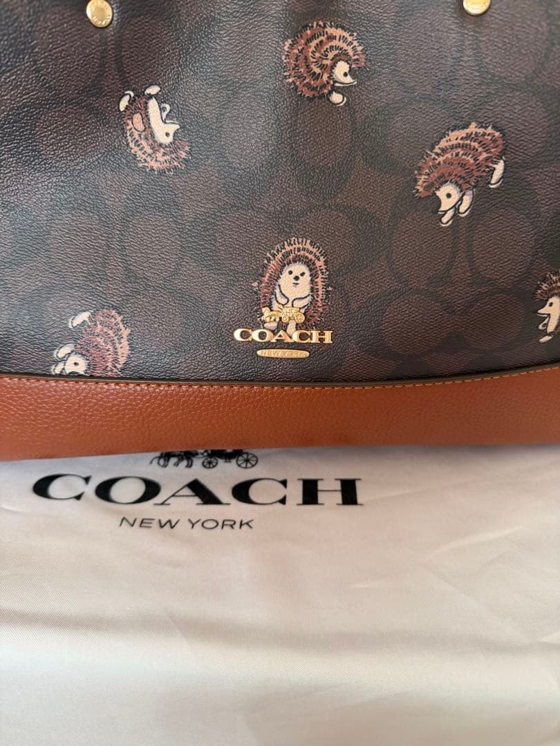COACH ハリネズミ柄 トートバッグ