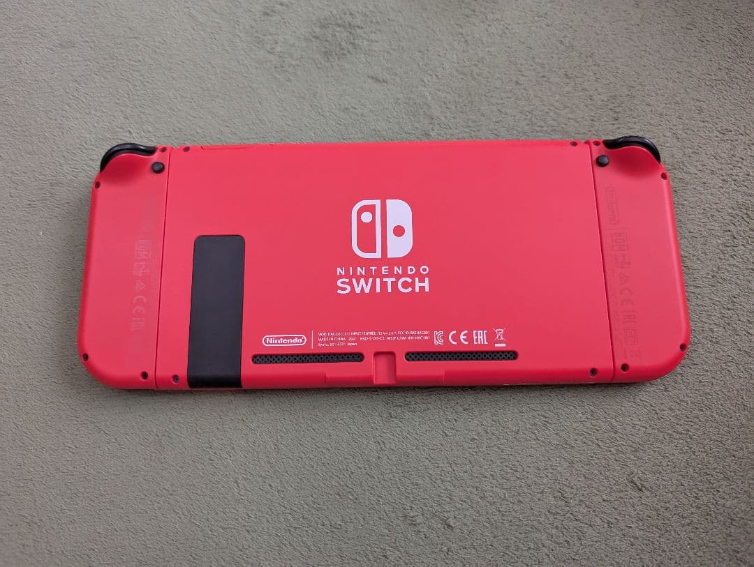 中古　Nintendo Switch 本体 マリオレッド✕ブルー