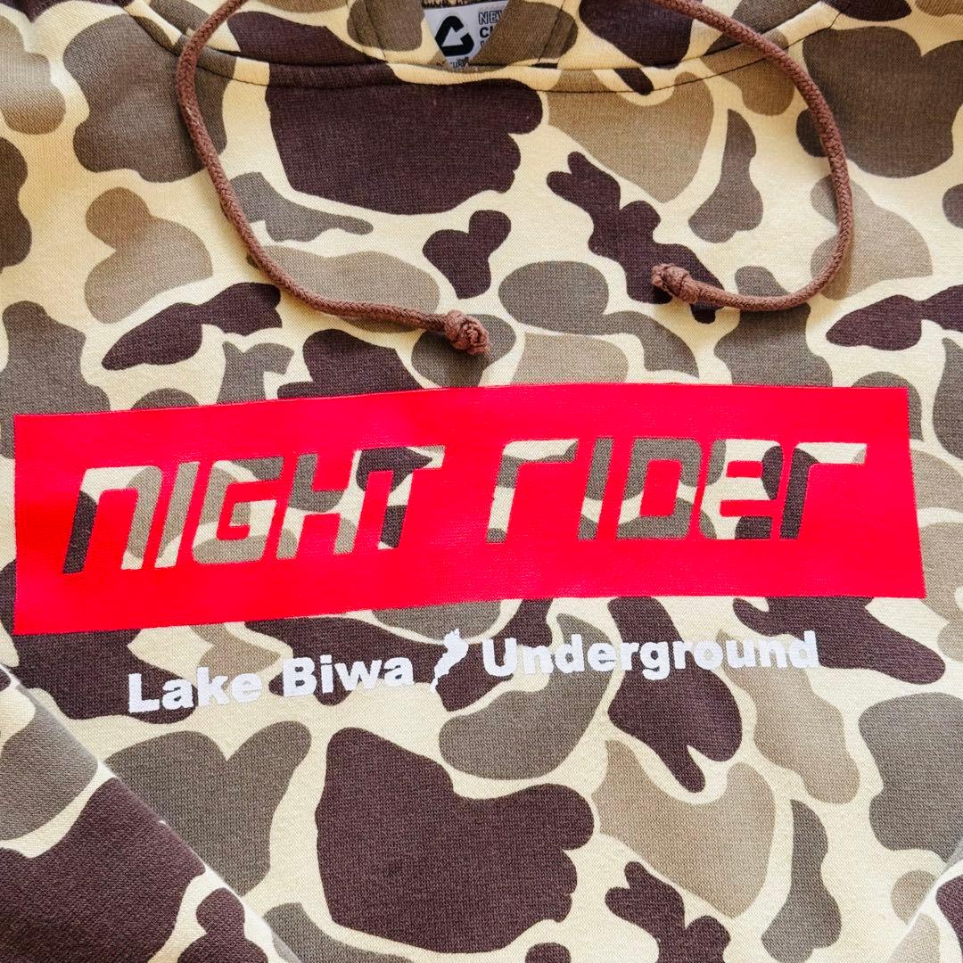 【希少】Bass Fishing Underground パーカー カモフラ