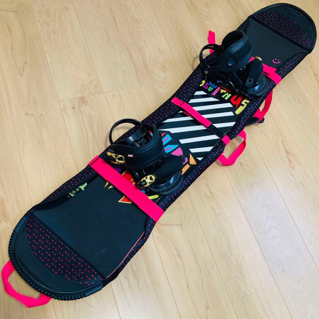 HEAD ROSE 138㎝×良品HEAD size S BURTONカバー付