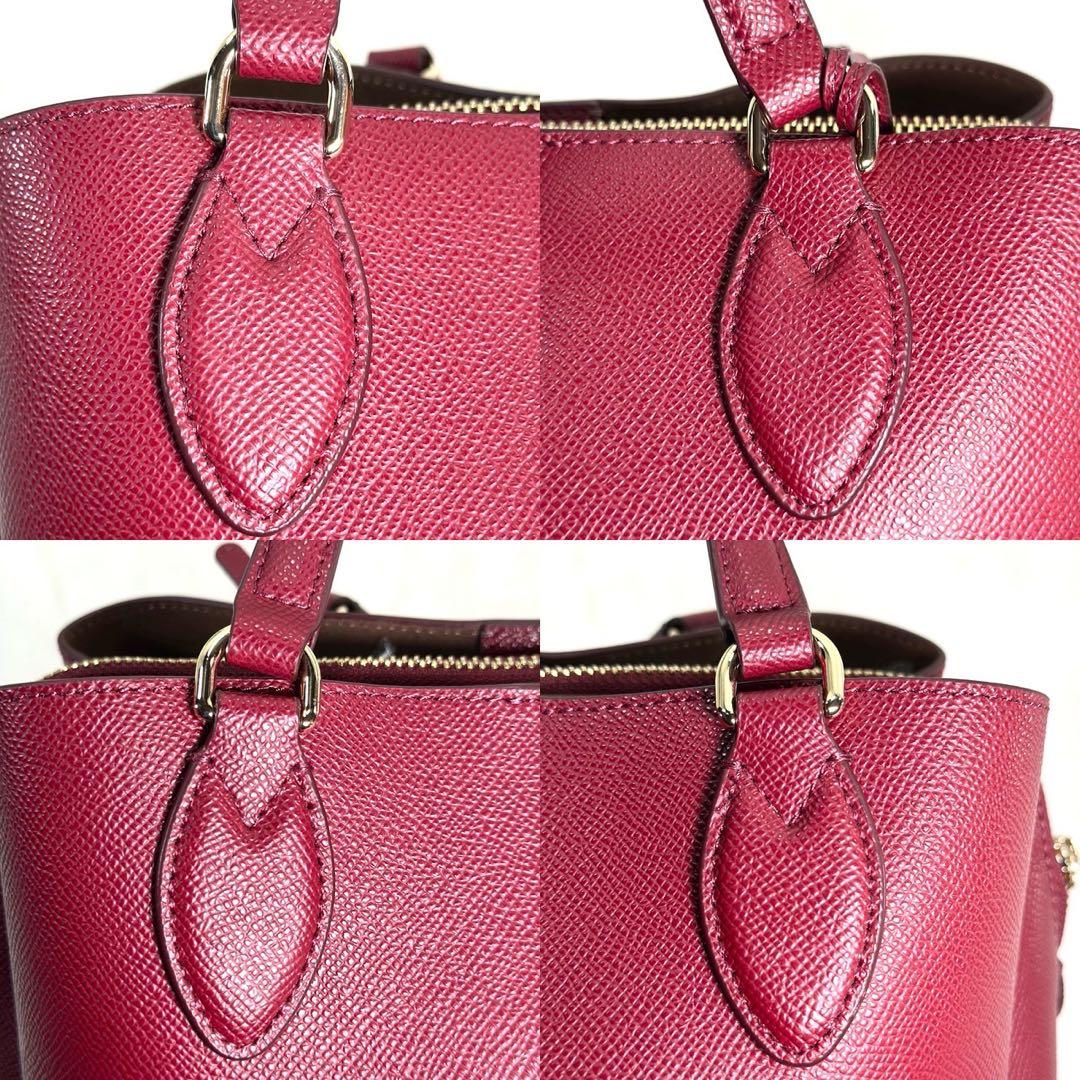 【未使用級】フルラ ミネルヴァ エス 2way ショルダーバッグ レザー 肩掛け