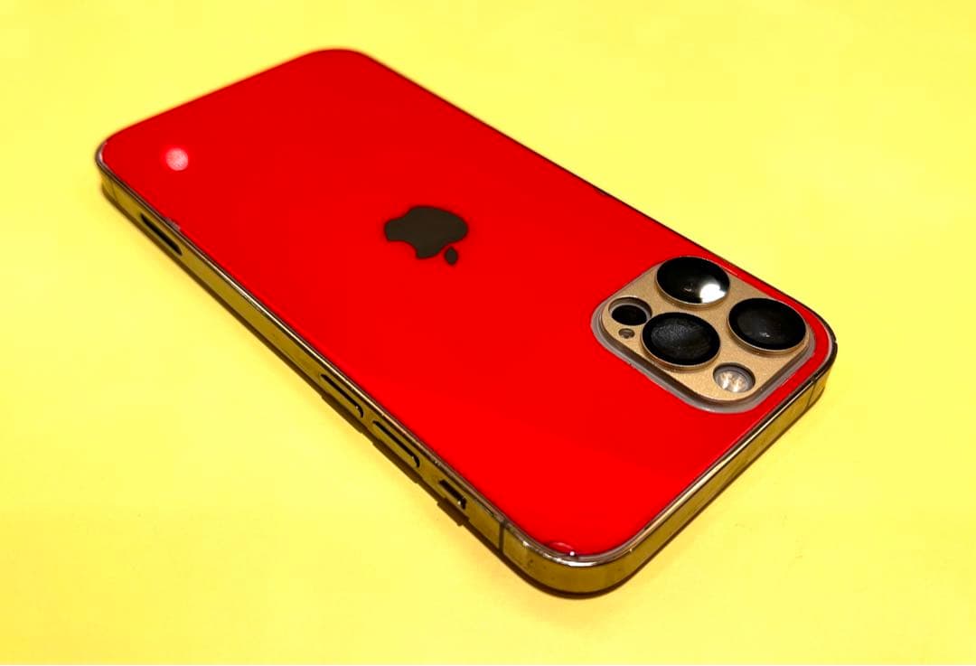 iPhone pro12 レッド 256GB カスタム 香港仕様