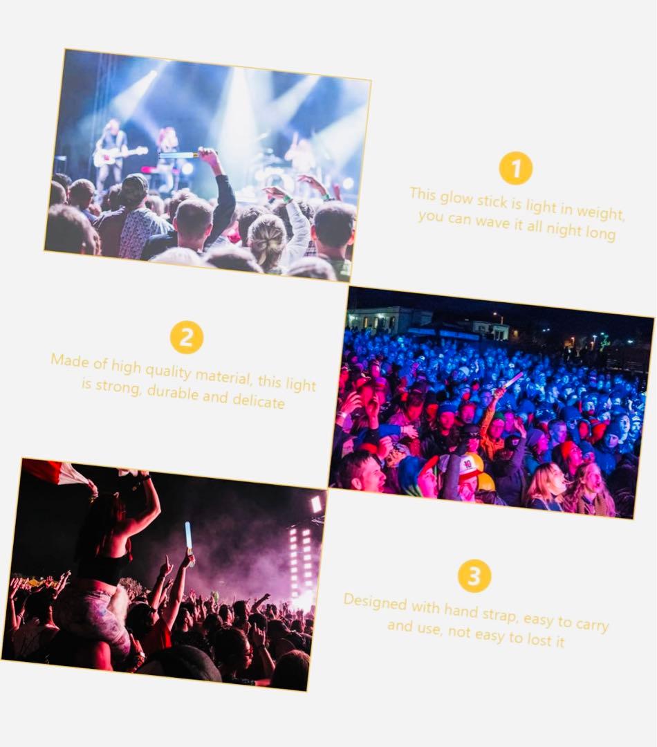 280コンサートペンライト(ホワイトゴールド/2本入り)8本