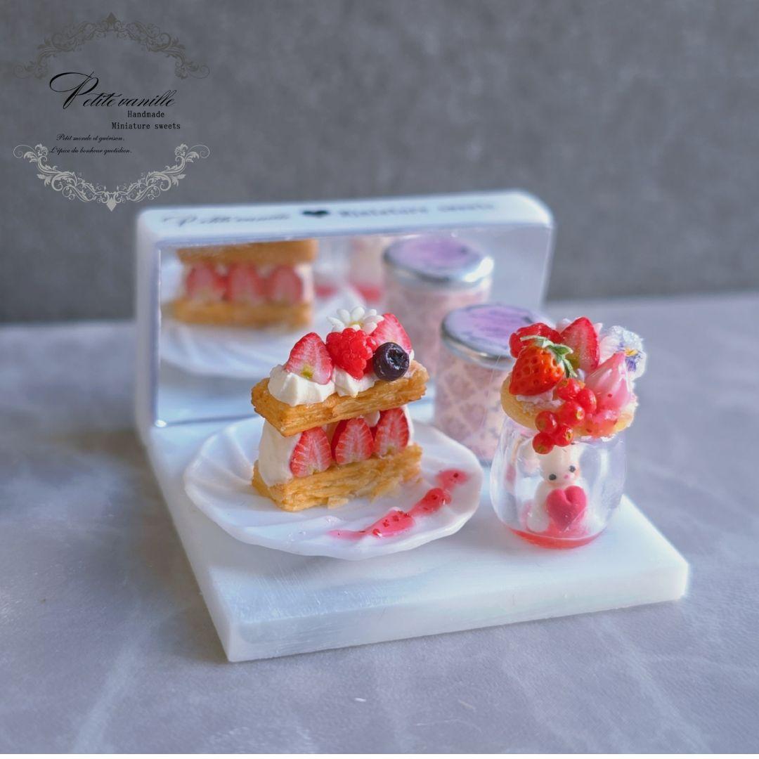 に*あ様 ご確認ページ 2月1日♡【 苺のスイーツセット 】ミニチュアスイーツ