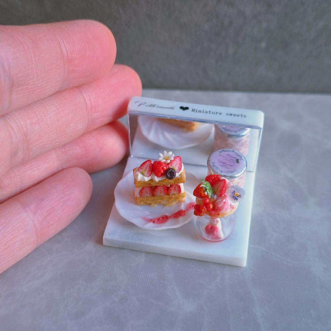 に*あ様 ご確認ページ 2月1日♡【 苺のスイーツセット 】ミニチュアスイーツ
