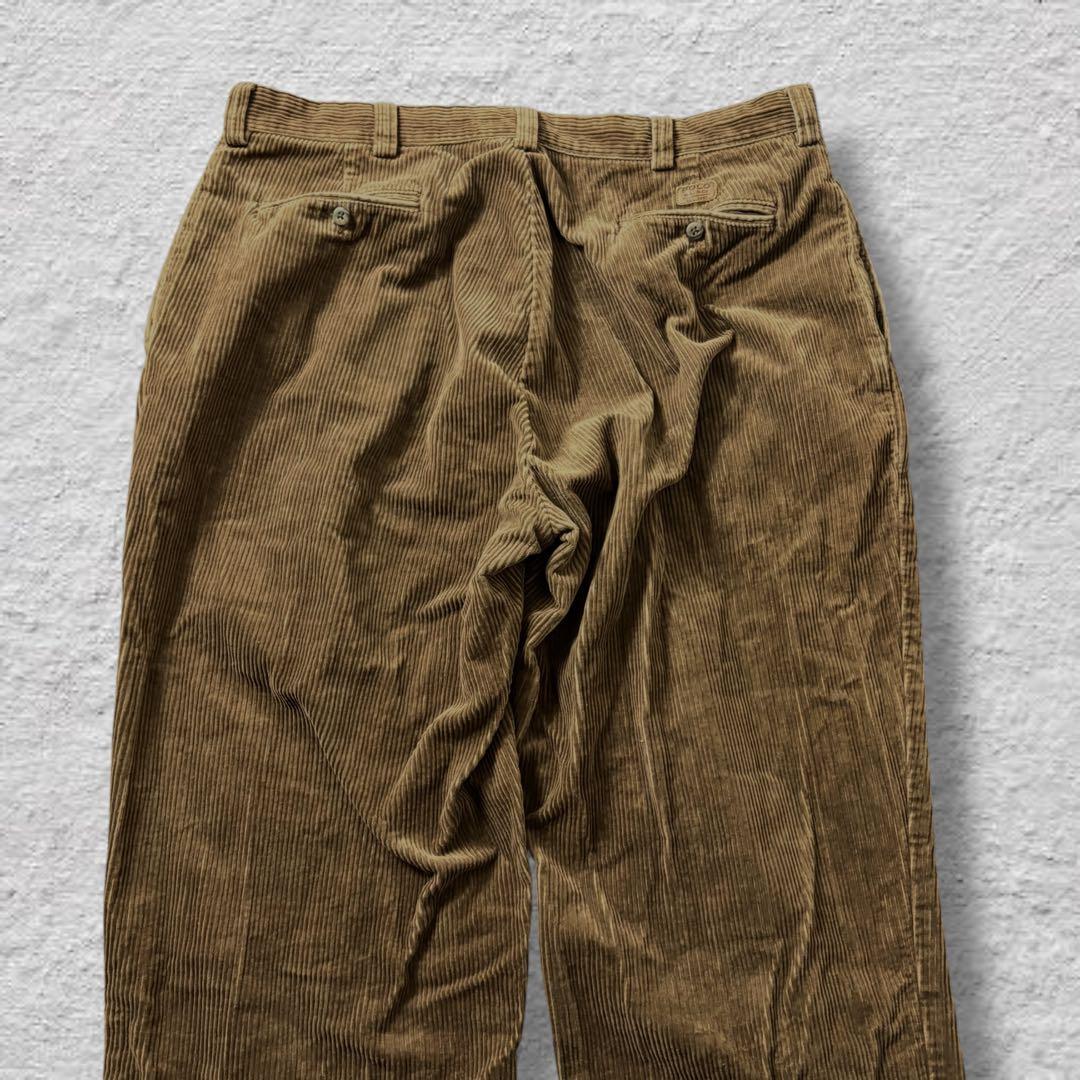 ラルフローレンコーデュロイパンツ90s古着vintageブラウンW38L30