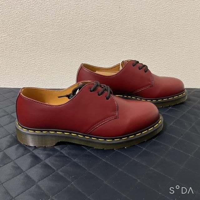 【未使用】ドクターマーチン 1461 59（赤茶）革靴（プー157）