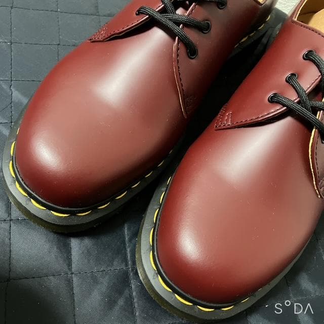 【未使用】ドクターマーチン 1461 59（赤茶）革靴（プー157）
