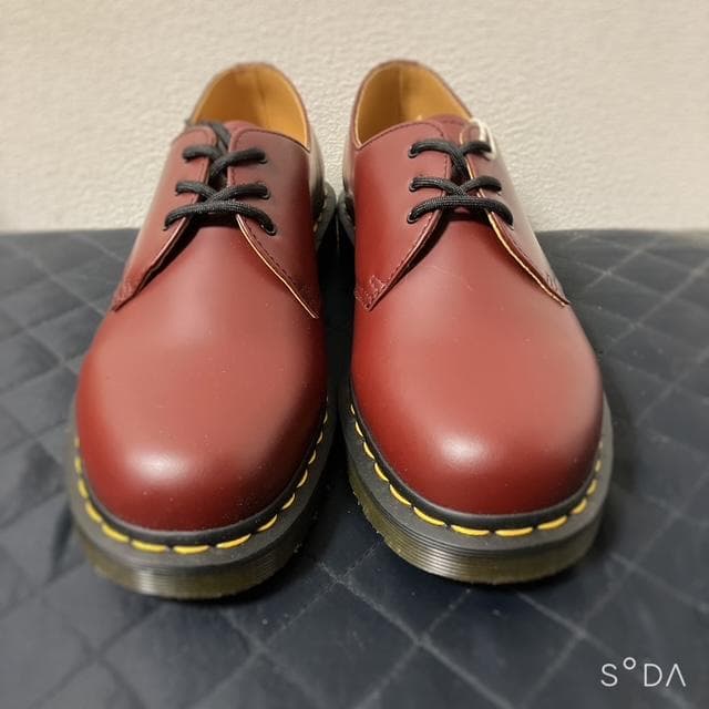 【未使用】ドクターマーチン 1461 59（赤茶）革靴（プー157）